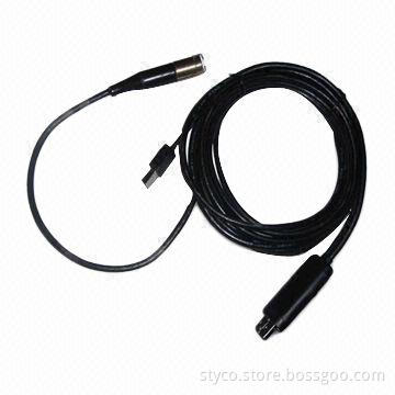 Waterproof Snake Hidden Camera with 1/6-inch VGA CMOS, USB Connector; 15 Meter Night Vision